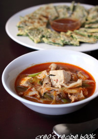 豆腐と豚肉のキムチスープ