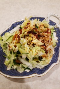 我が家の無限白菜サラダ