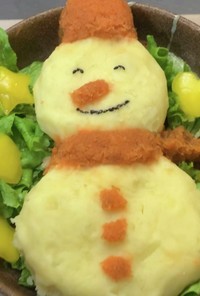 冬レシピ☆スノーマンポテトサラダ