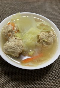 (๑╹ω╹๑ ) 肉団子スープ