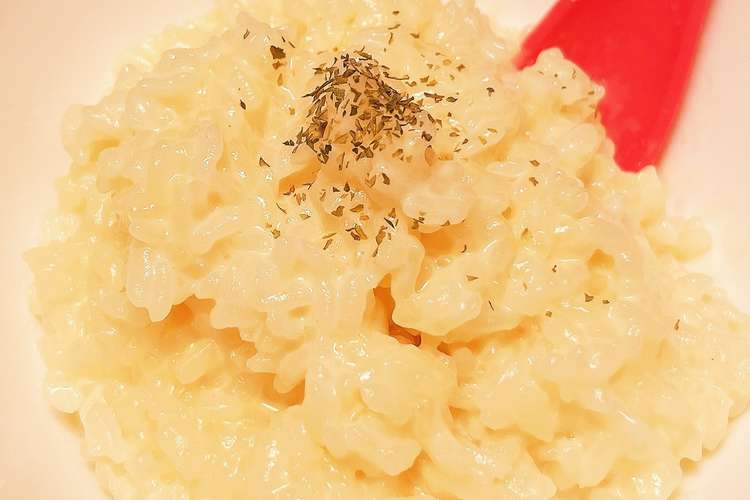 昼食や夜食にも 超簡単リゾット レシピ 作り方 By 犬好きの猫 クックパッド 簡単おいしいみんなのレシピが377万品