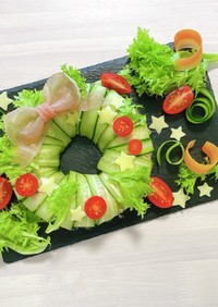 野菜と食べるサーモンローフ