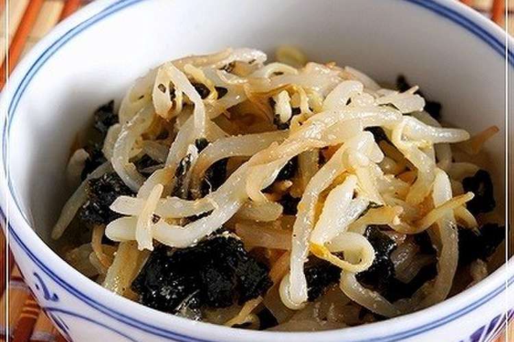 節約おかず もやしと韓国海苔のナムル レシピ 作り方 By らるむ クックパッド 簡単おいしいみんなのレシピが361万品