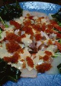 バルサミコ酢風味の海鮮サラダ