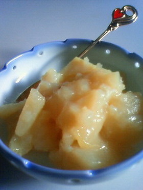 さつまいもとりんごのはちみつ煮♪