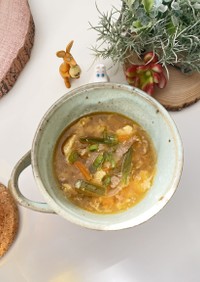 日本のオカンの味☆ユッケジャン風スープ