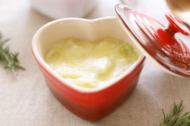 【健康】白菜のチーズおひたしの画像