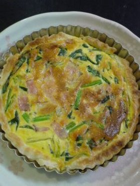お手軽!冷凍パイシートでキッシュ♪