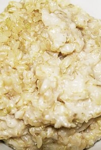 玄米オートミール粥