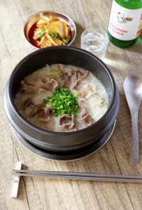 韓国料理！コムタン風スープビーフンレシピ