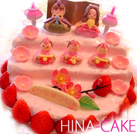 ひな祭り☆ひな壇イチゴショートケーキ☆