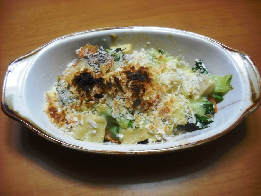 高野豆腐の豆乳グラタンの画像
