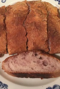 ふどうで作る天然酵母のフランスパン