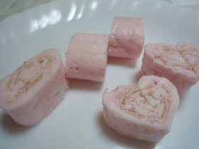 ピンクの卵焼き