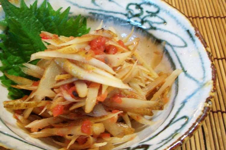 簡単小鉢 新ごぼうの梅和え レシピ 作り方 By Leche クックパッド