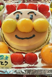 冷凍ケーキで★アンパンマン誕生日ケーキ！