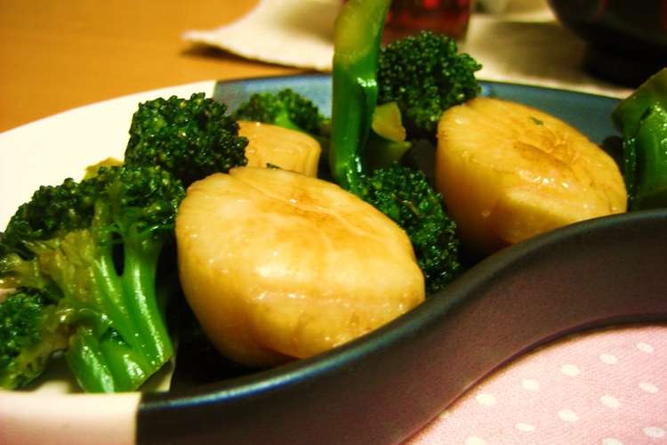 ブロッコリーとほたてのバター醤油炒め レシピ 作り方 By ゆずゆmama クックパッド 簡単おいしいみんなのレシピが360万品