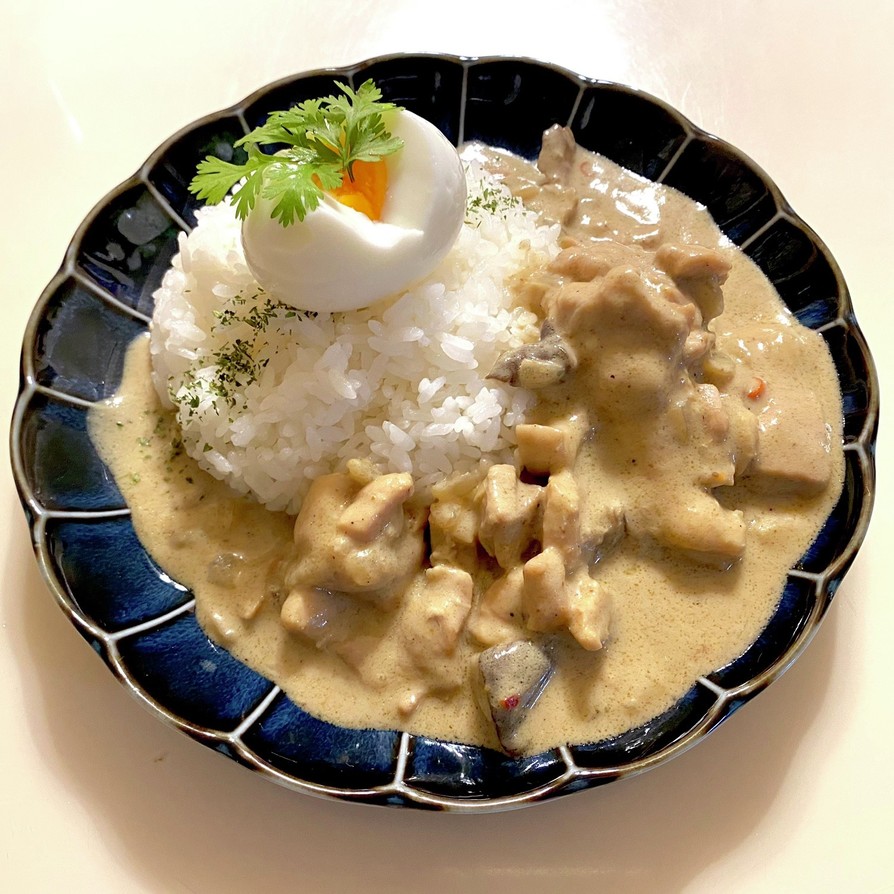 ローストレッドクリのココナッツカレースープのレシピ
