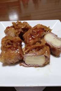 高野豆腐のバラ肉巻き