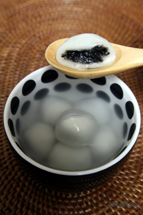 芝麻湯圓★黒ごま団子