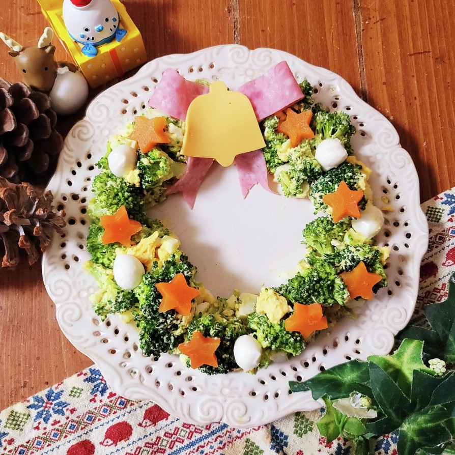 クリスマスに☆簡単ブロッコリースサラダの画像
