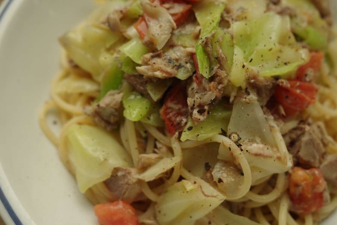 お鍋ひとつで サバ缶とキャベツのパスタ レシピ 作り方 By スタッフたかこ クックパッド 簡単おいしいみんなのレシピが379万品