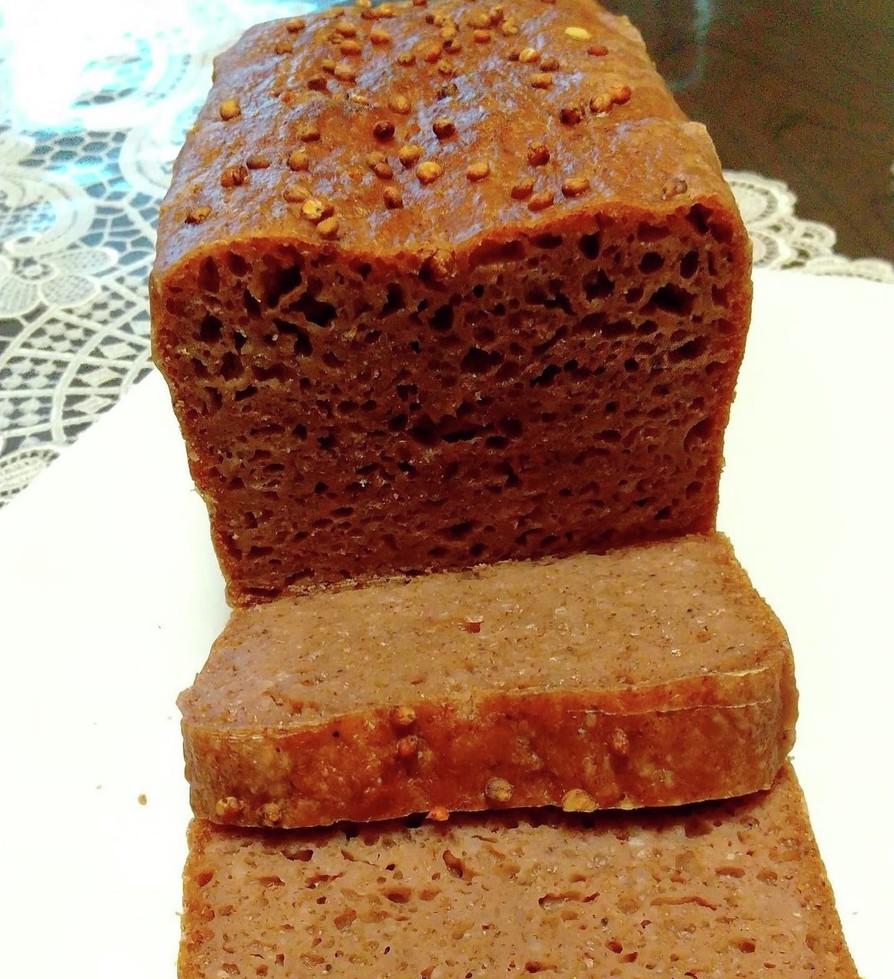 究極の滋養 ”ソルガム-玄米パン”の画像