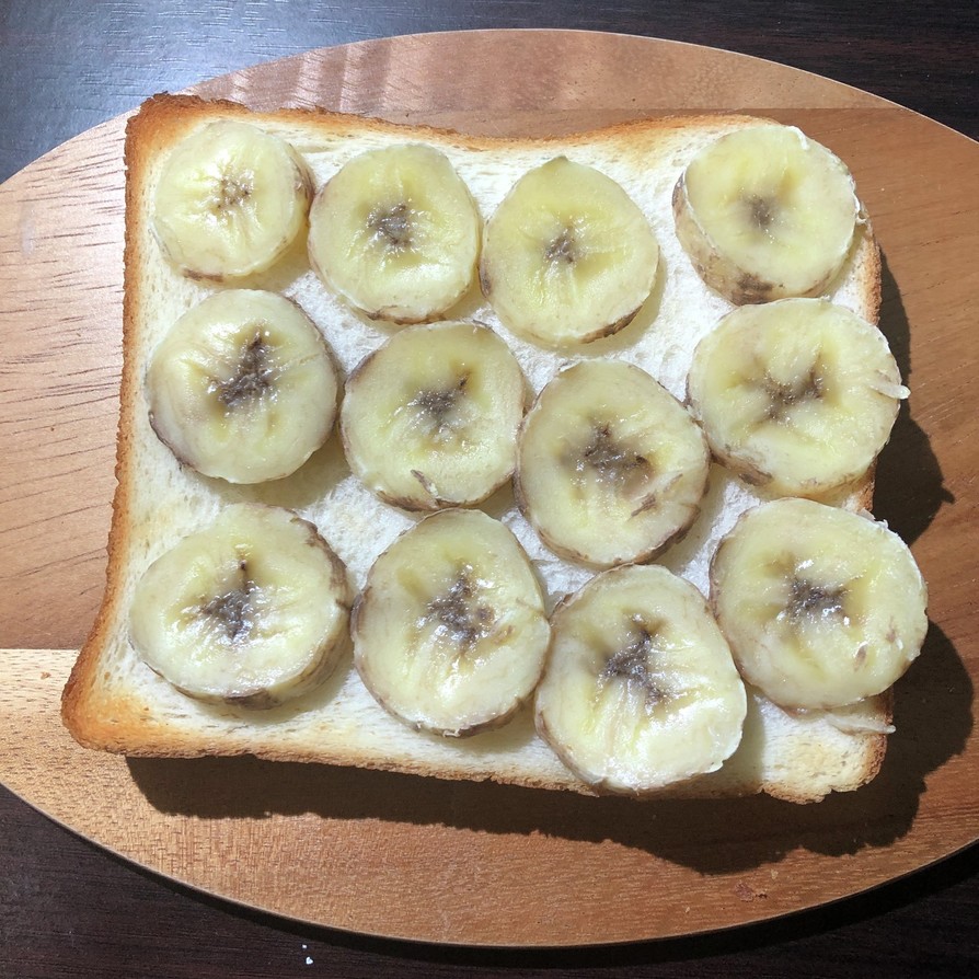 バナナトーストの画像