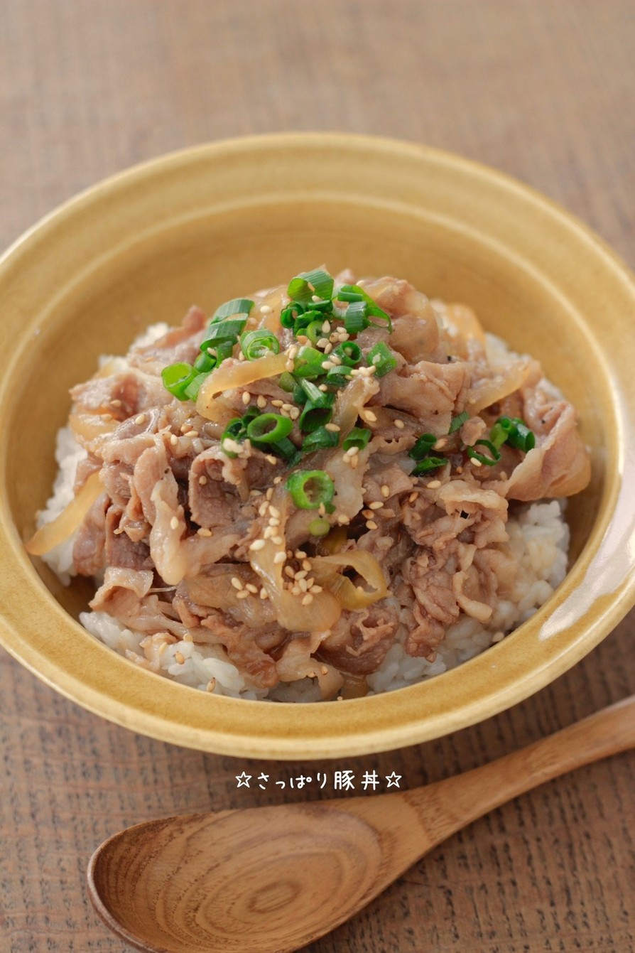 ☆さっぱり豚丼☆の画像