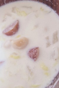 【糖質制限】白菜豆乳ミルクスープ
