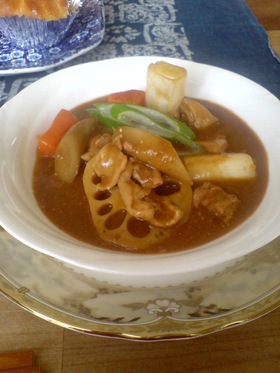 鶏もも肉と根菜のWa!!ふぅ~シチュー