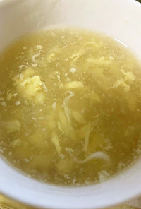 大根卸しと卵の後入れ生姜のふわとろスープ