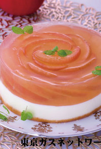 紅鶴のアップルローズケーキ