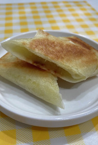 【式根島給食】さつま芋とパインの包み揚げ