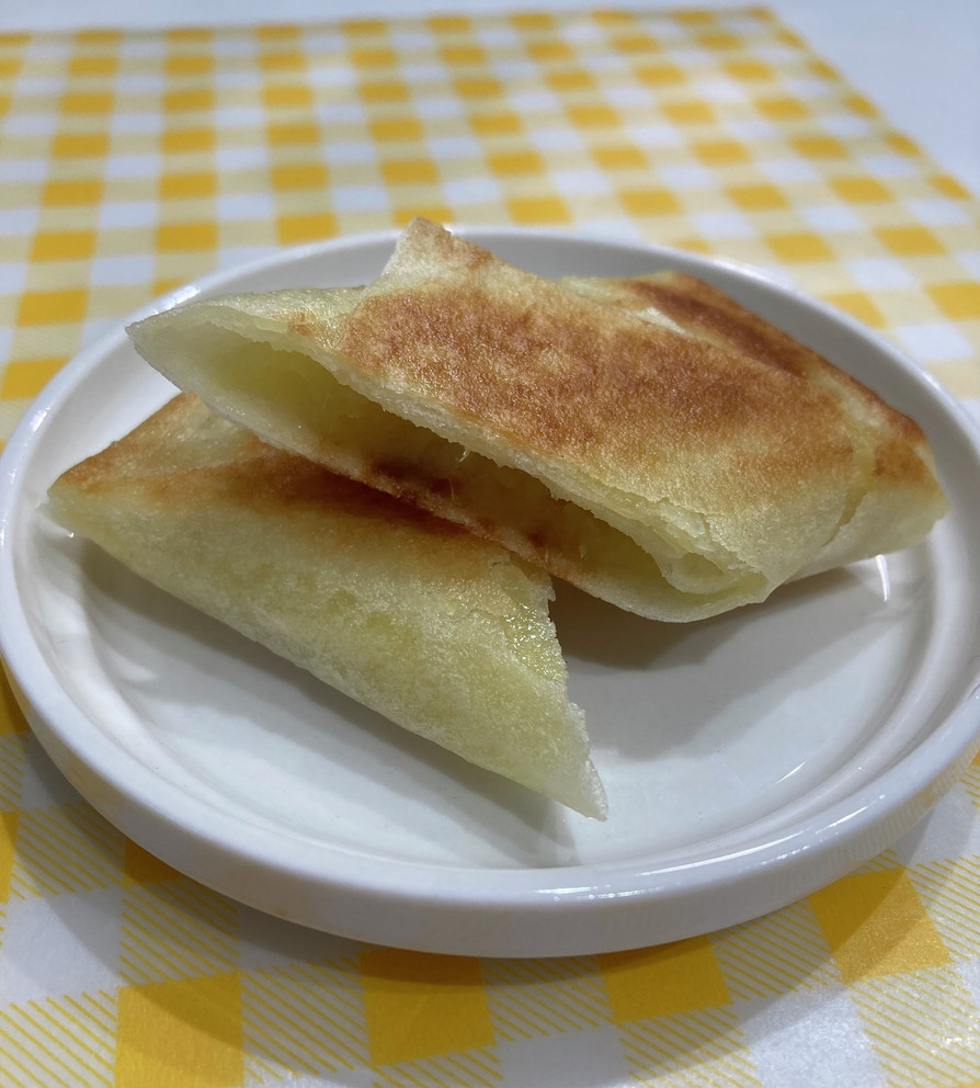 【式根島給食】さつま芋とパインの包み揚げの画像