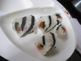 幼児食☆ぐるぐる海苔巻き