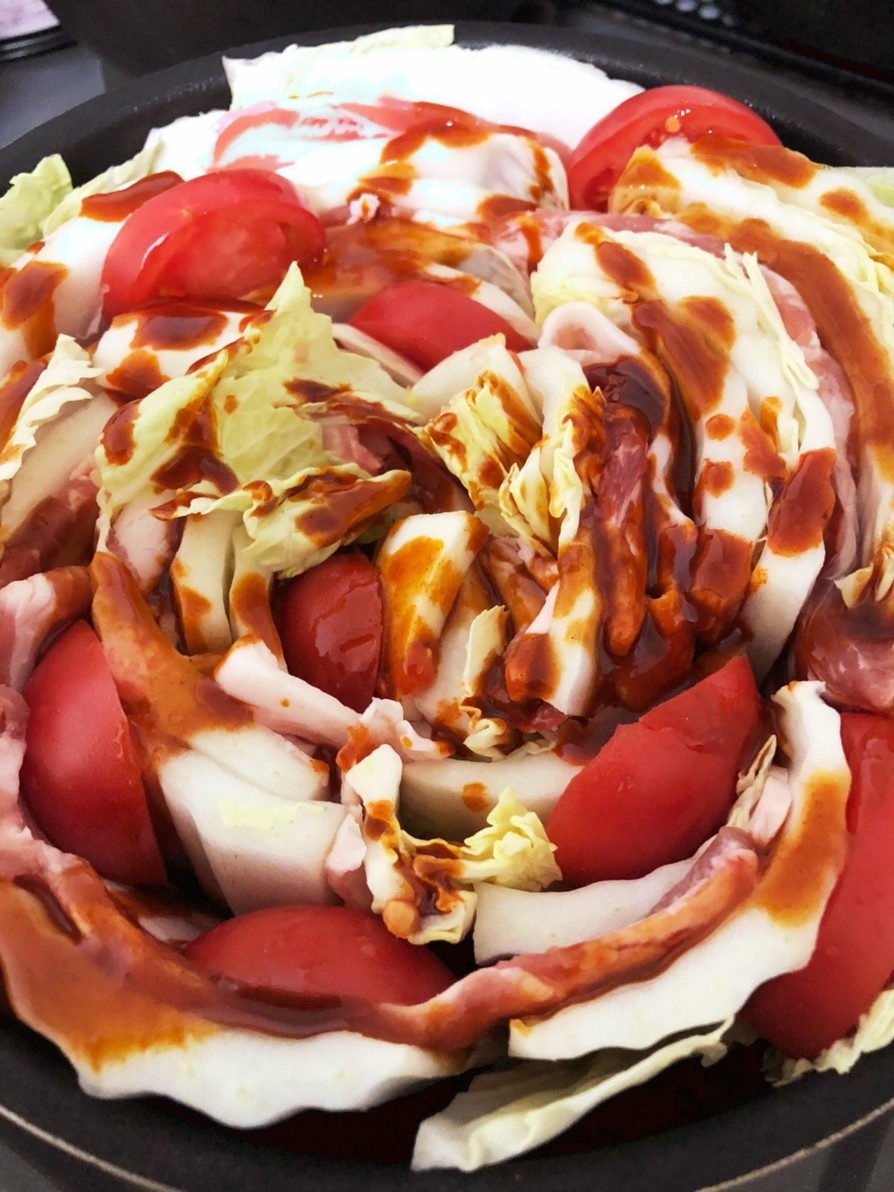 白菜トマトキムチミルフィーユ鍋の画像