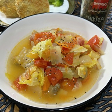 ミネストローネ風★野菜スープ　優しい味の写真