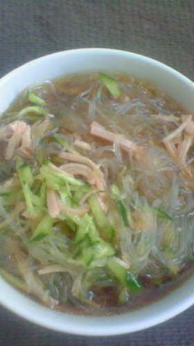 簡単!春雨のサラダ?冷ラーメン?