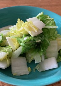 レンジで簡単！白菜1/4消費サラダ