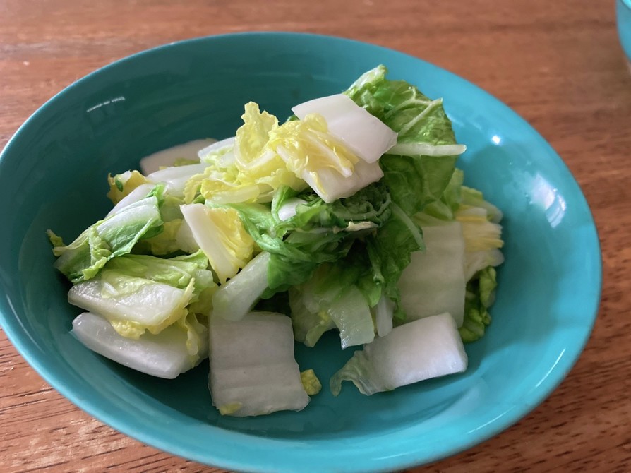 レンジで簡単！白菜1/4消費サラダの画像