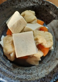 ☆煮物で高タンパク☆高野豆腐の塩煮物