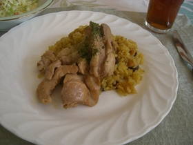 ハワイ料理 マカダミアナッツ ピラフ