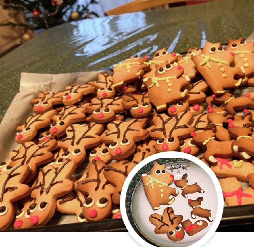 #クリスマス のジンジャークッキー♡の画像