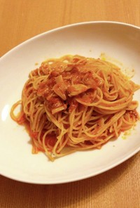 15分で！トマトとニンニクのスパゲティー