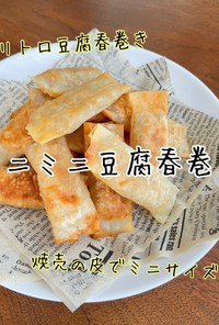 ミニミニ豆腐春巻き