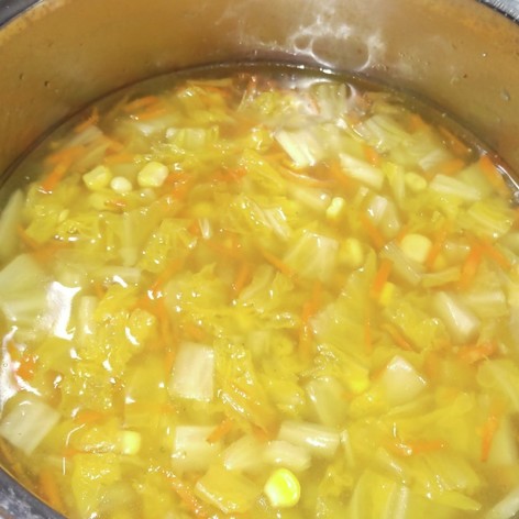 白菜の中華スープ