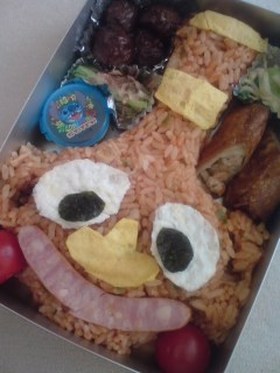 ハクション大魔王キャラ弁☆