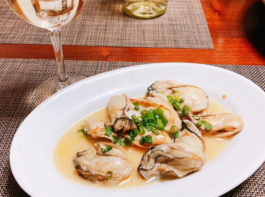 牡蠣の白ワイン蒸しの画像