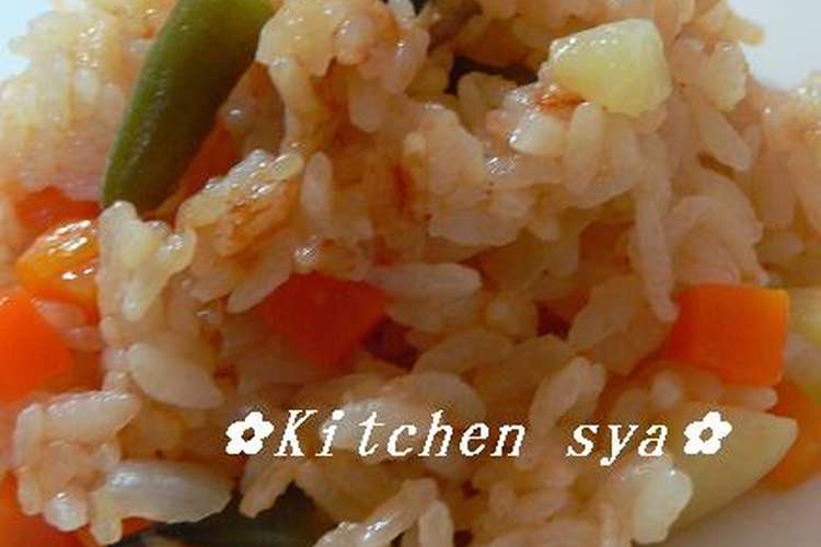 炊飯器で炒めないヘルシーケチャップライス レシピ 作り方 By Sya7ne クックパッド 簡単おいしいみんなのレシピが360万品